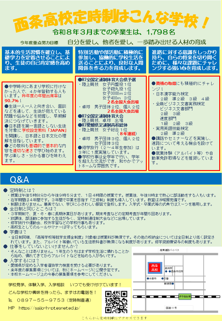 R8　定時制はこんな学校